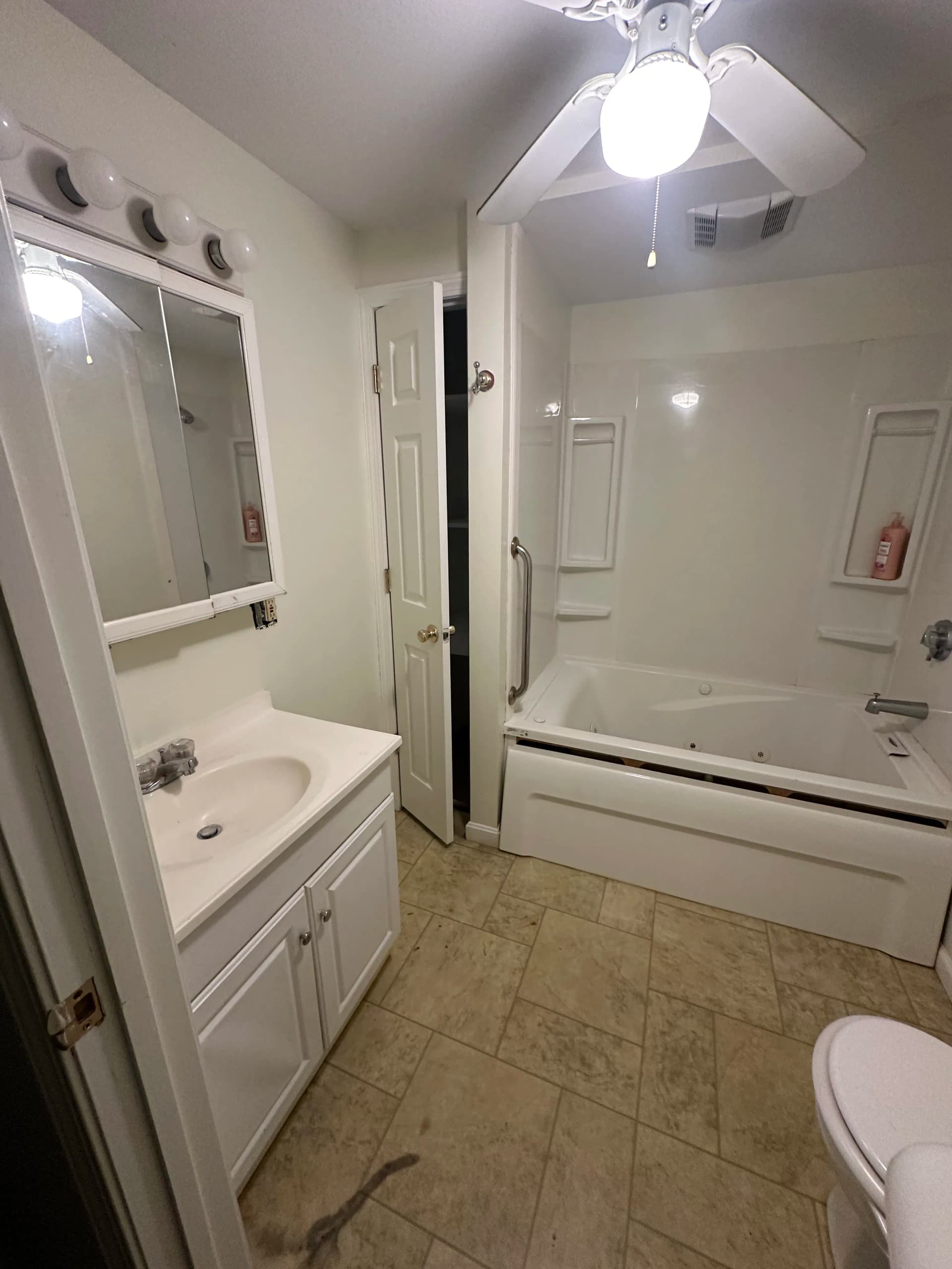 Gallery photos for Tub to Shower Conversion and Full Bathroom Remodel in Brooklyn CT: Image #1