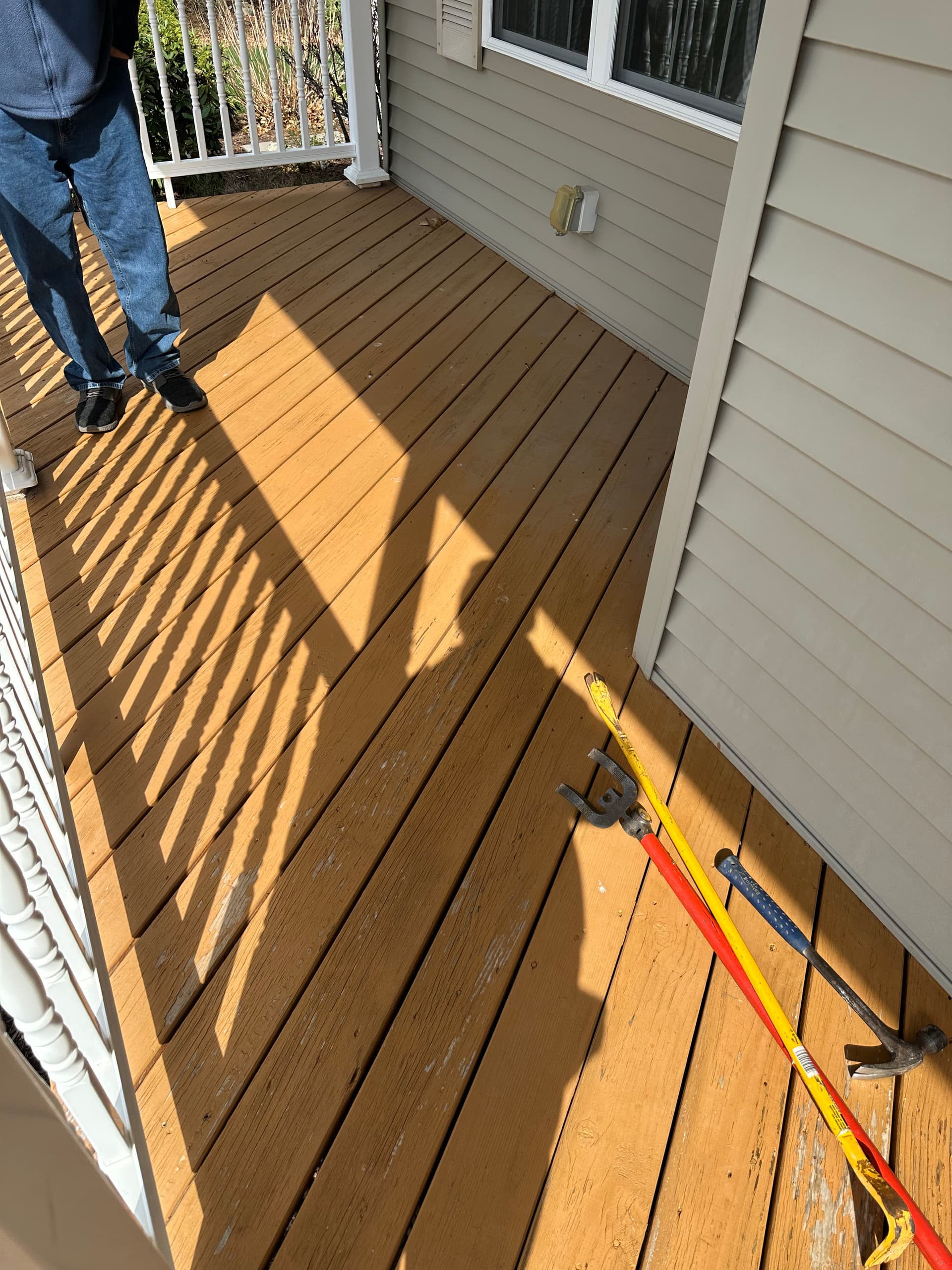 Gallery photos for Griswold Front Porch Rebuild with TimberTech Antique Leather: Image #1