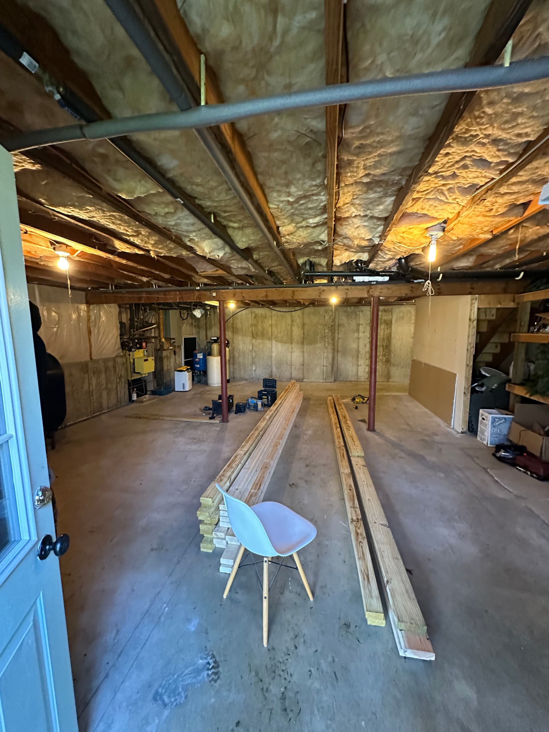 Plainfield CT Basement Goes From Raw to Ready image