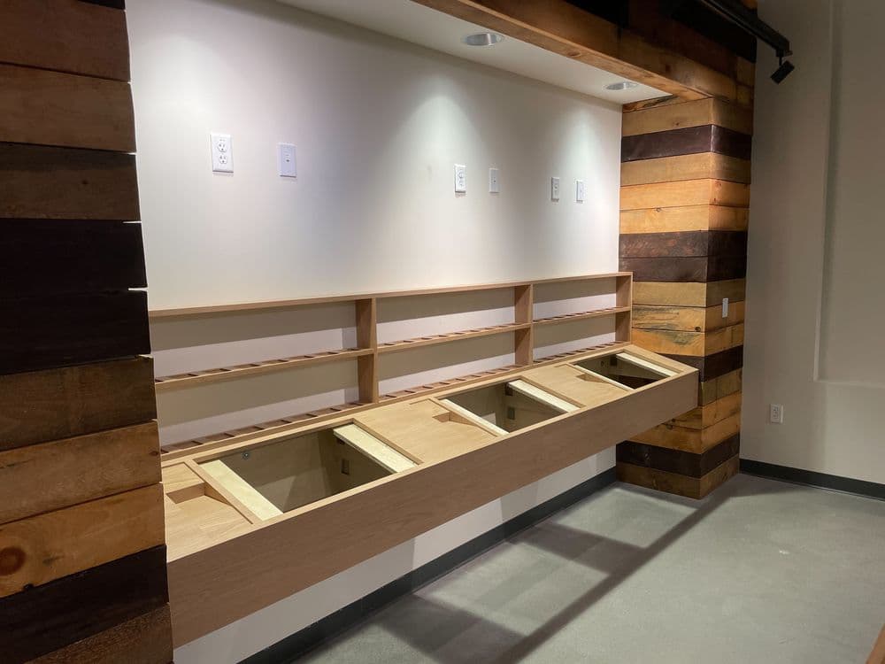 Gallery photos for Expert Architectural Millwork and Reclaimed Wood Walls for Lazy River Products in Tewksbury: Image #3