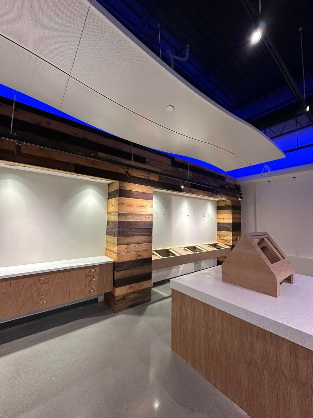 Gallery photos for Expert Architectural Millwork and Reclaimed Wood Walls for Lazy River Products in Tewksbury: Image #12