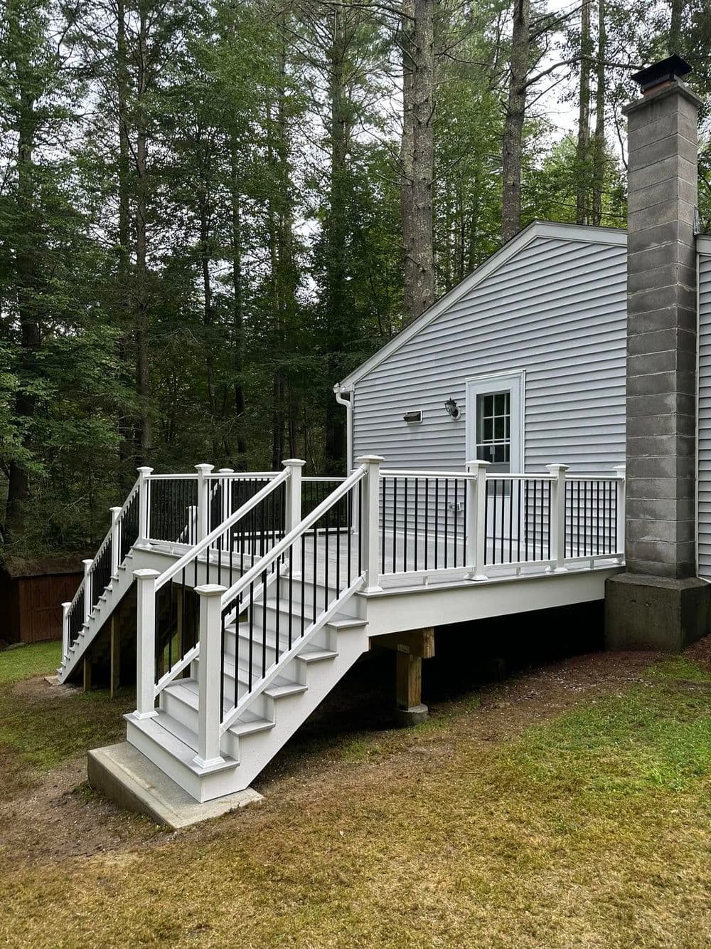 Gallery photos for Transforming Outdoor Spaces in Woodstock CT - All Composite Deck Construction: Image #1