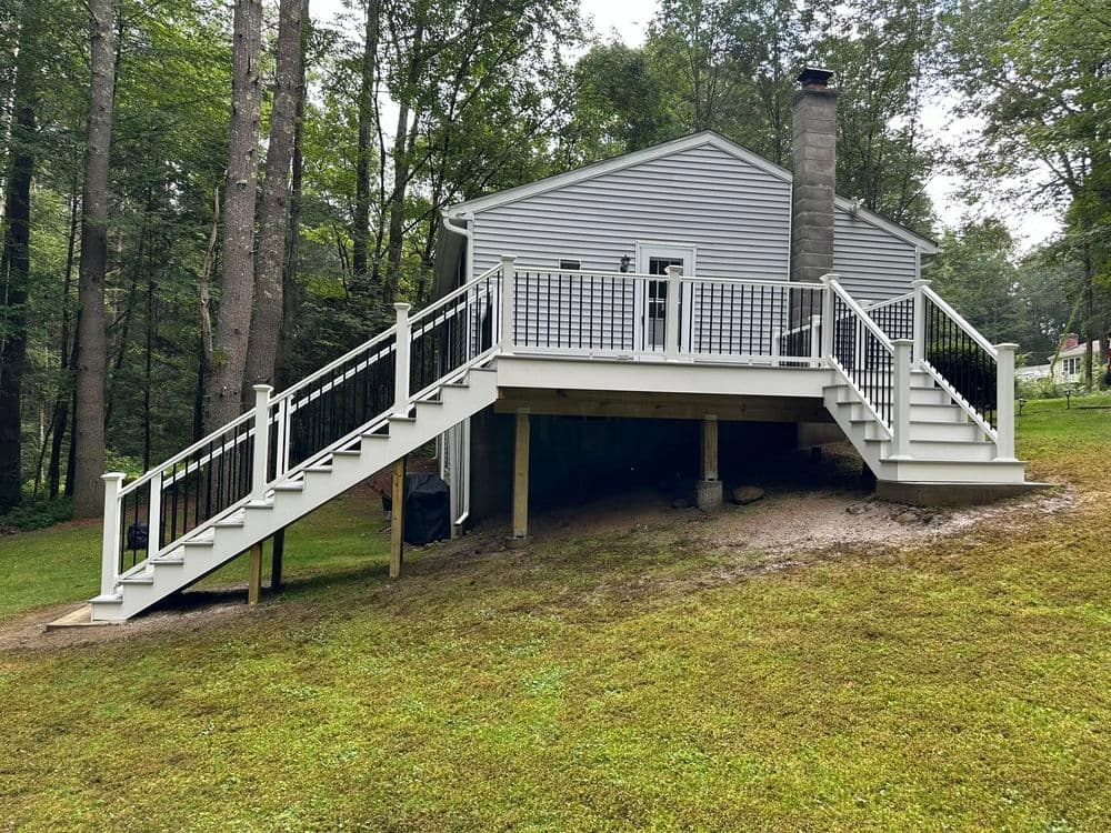 Gallery photos for Transforming Outdoor Spaces in Woodstock CT - All Composite Deck Construction: Image #3