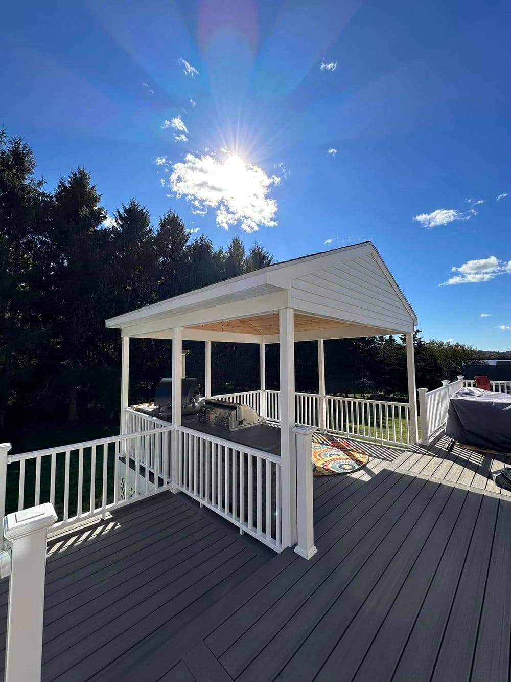 Stunning 1200 Sq Ft Deck and Gazebo in Plainfield CT