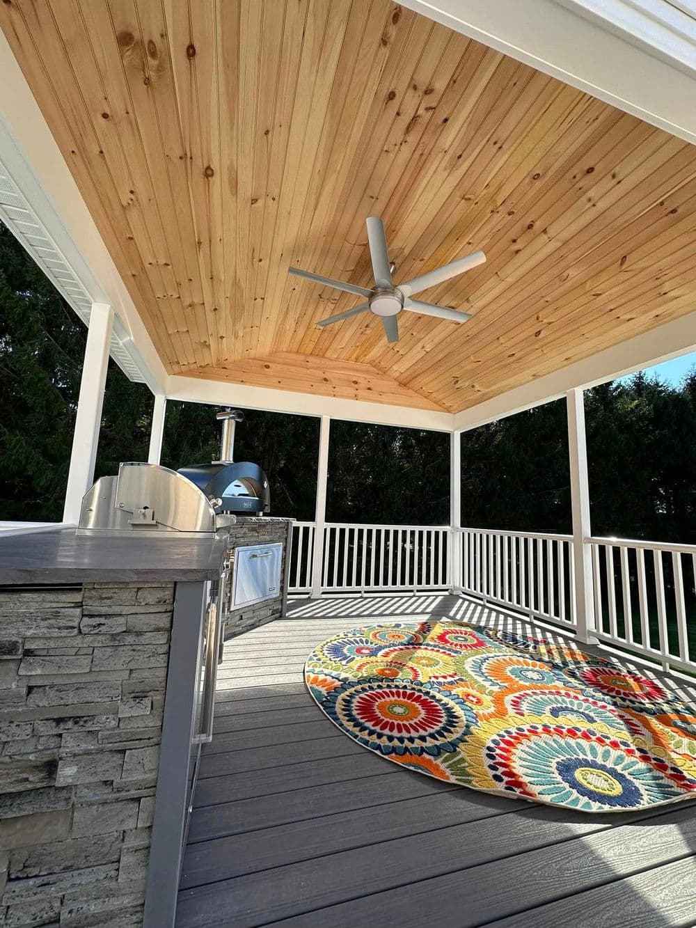 Gallery photos for Stunning 1200 Sq Ft Deck and Gazebo in Plainfield CT: Image #1