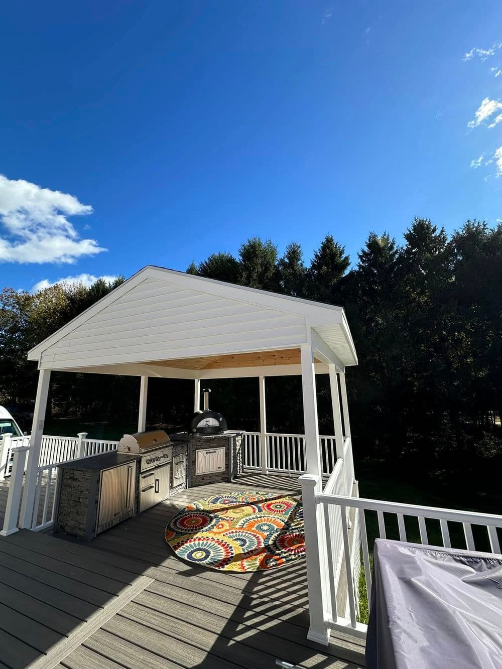 Gallery photos for Stunning 1200 Sq Ft Deck and Gazebo in Plainfield CT: Image #4