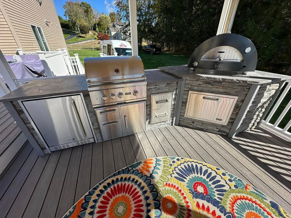 Gallery photos for Stunning 1200 Sq Ft Deck and Gazebo in Plainfield CT: Image #3