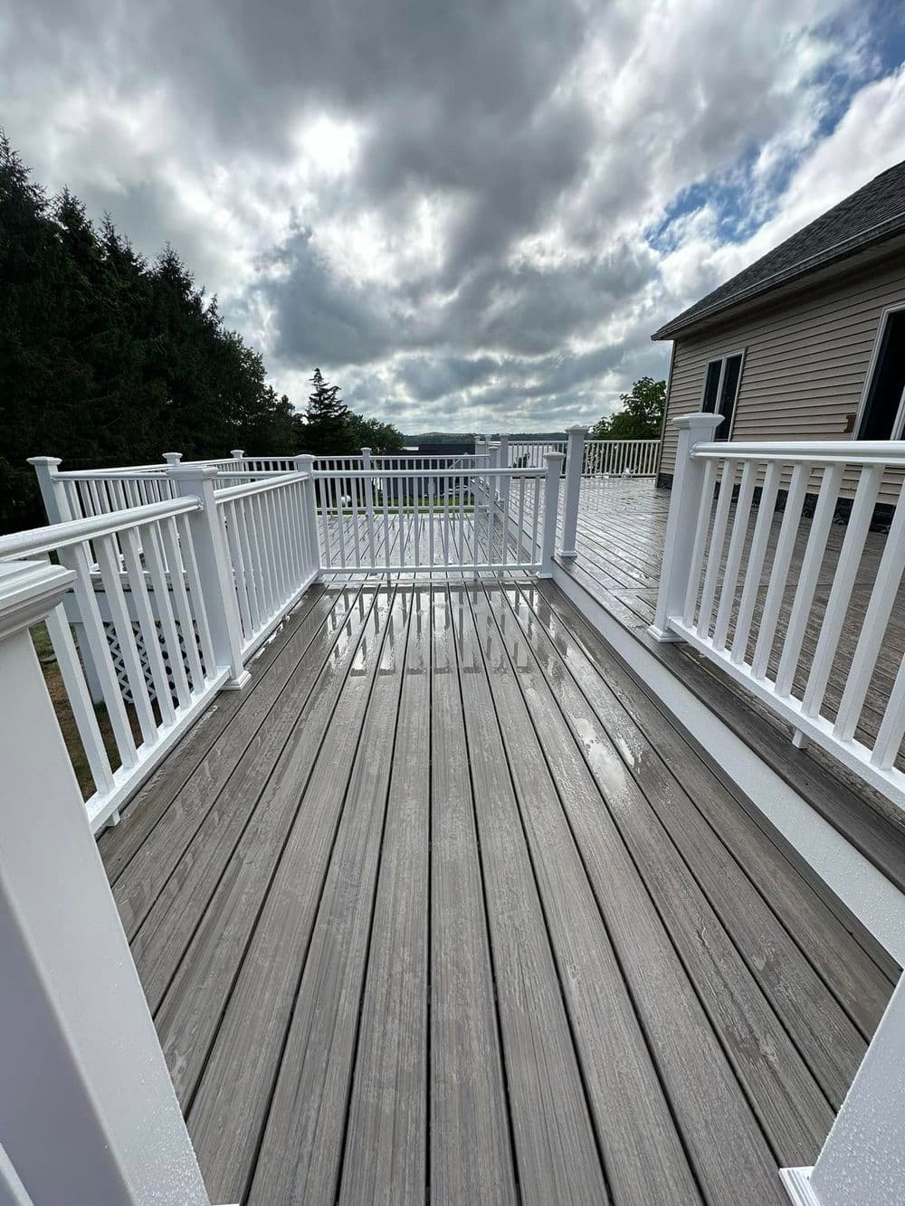 Gallery photos for Stunning 1200 Sq Ft Deck and Gazebo in Plainfield CT: Image #9